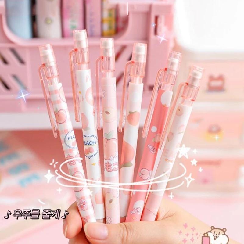 Hộp Bút Chì Bấm / Bút Chì Cơ Tự Động Vẽ Hoạt Hình Dễ Thương Dành Cho Học Sinh / Văn Phòng