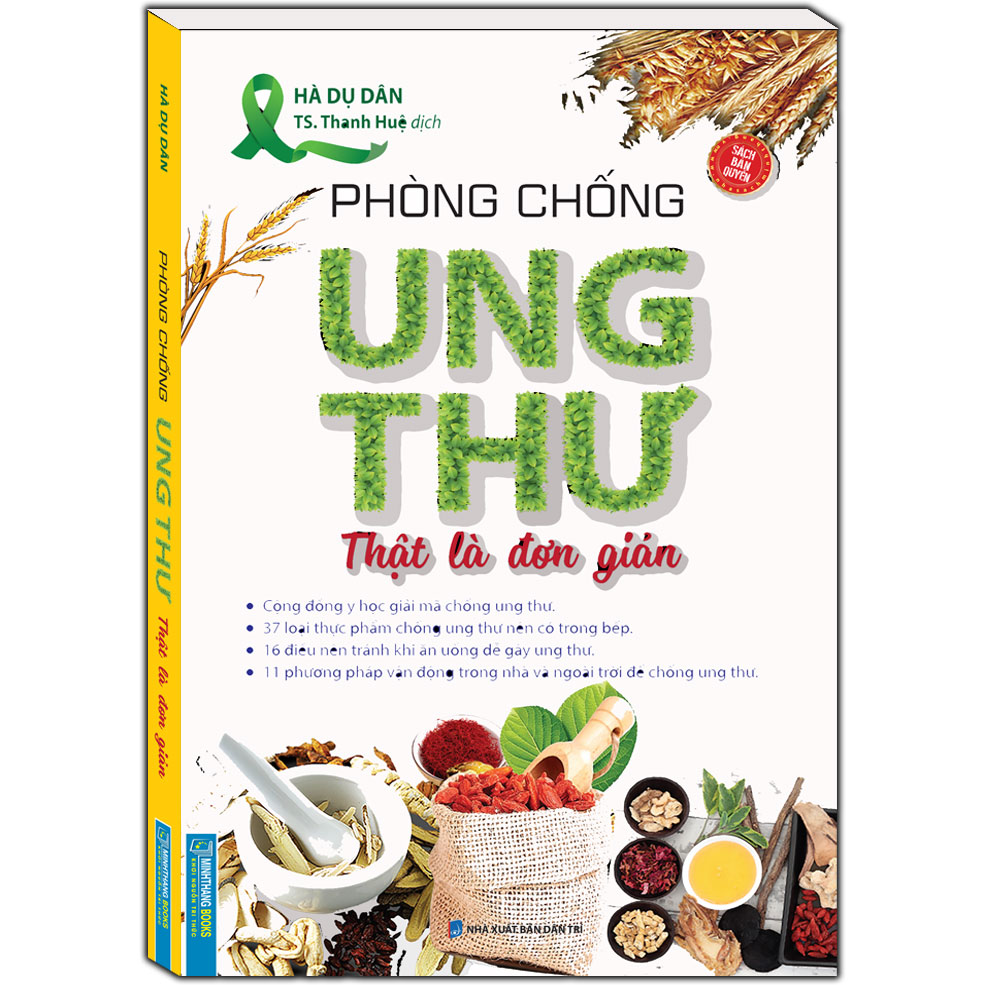 Phòng Chống Ung Thư Thật Là Đơn Giản Sách Bản Quyền