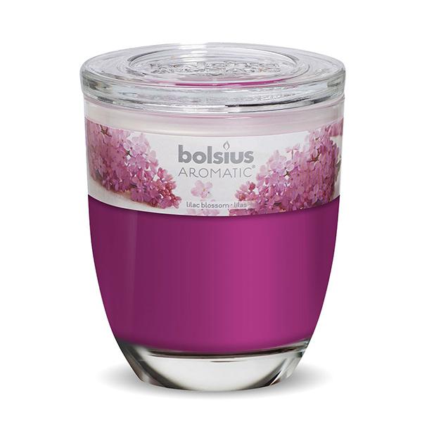 Ly nến thơm Bolsius Lilac Blossom BOL7884 295g (Hoa tử đinh Hương)