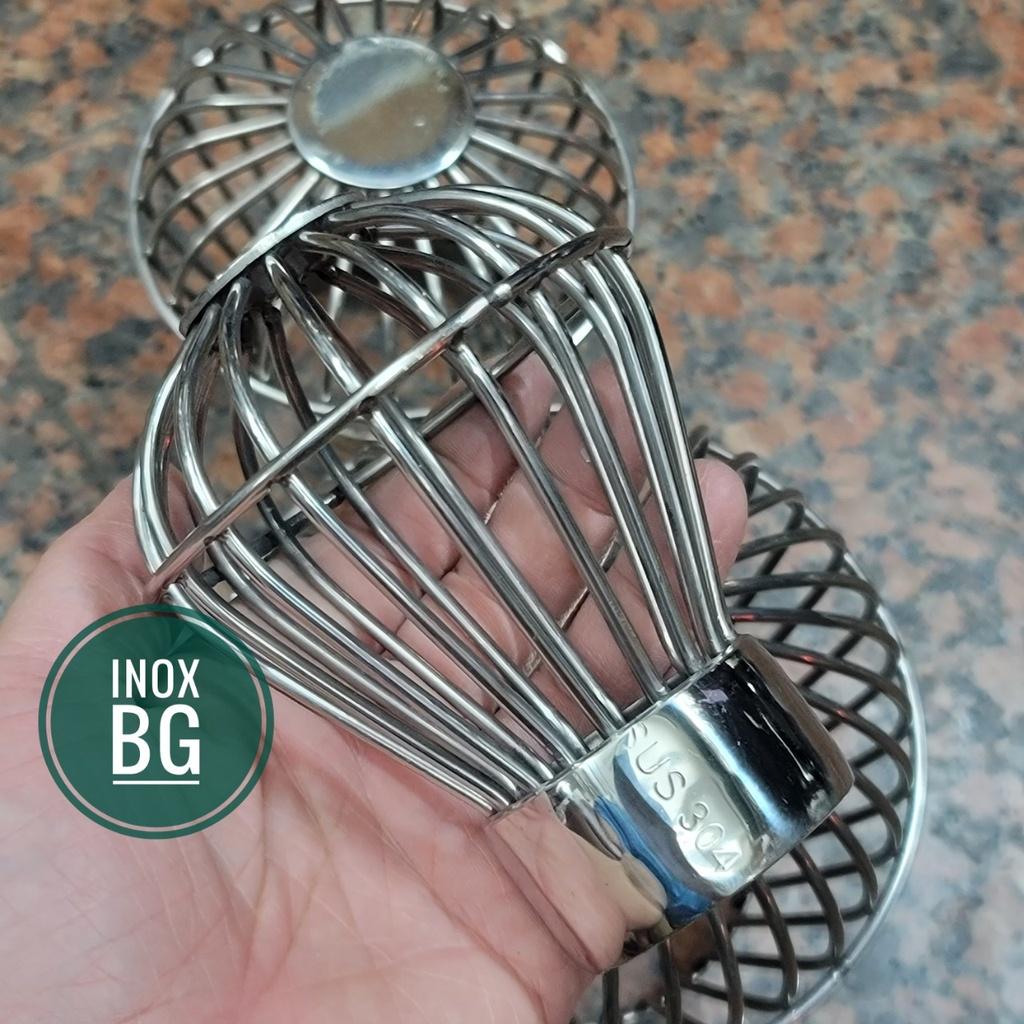 Quả cầu chặn rác, chặn lá cây ngoài sân bằng inox304 bền bỉ