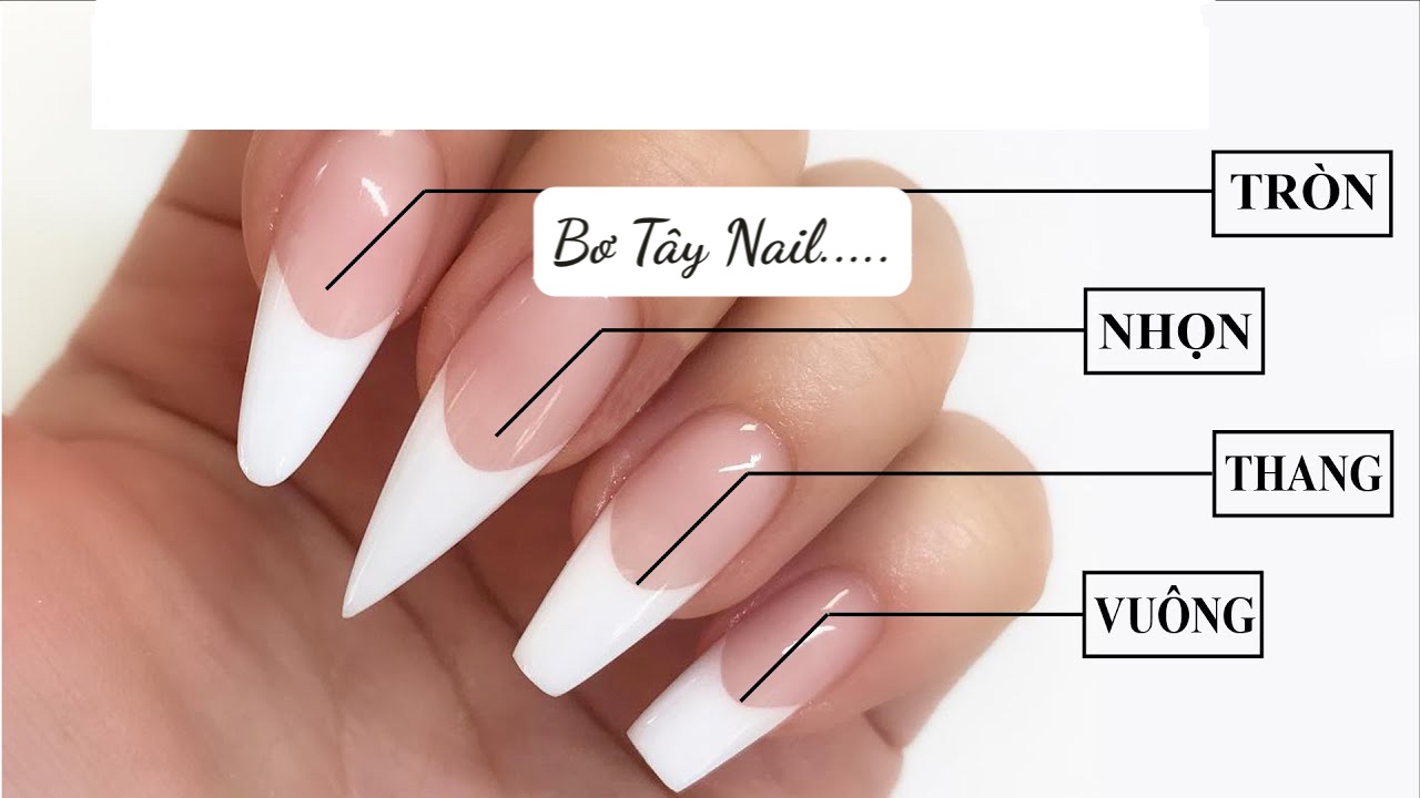 Nail box thiết kế sẳn mẫu màu đỏ sọc caro