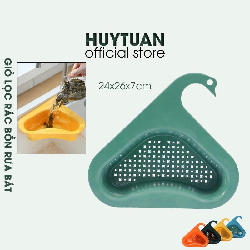 Giỏ lọc rác bồn rửa chén hình tam giác - Giỏ gác bồn rửa bát lọc nước thông minh