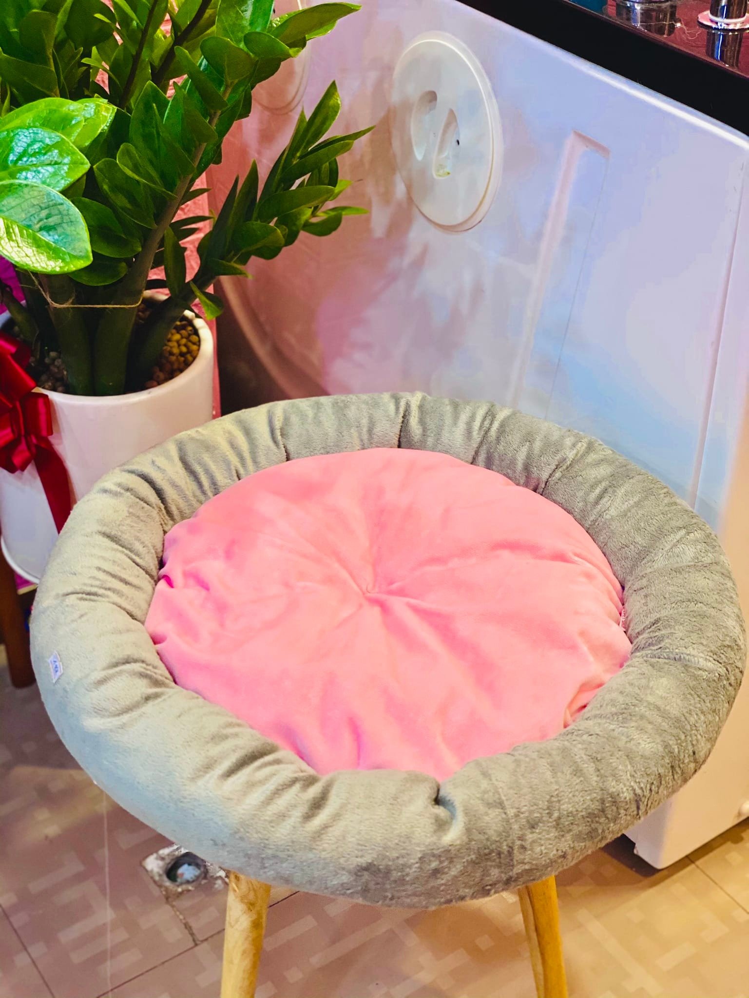 NỆM TRÒN 55CM - Nệm tròn cho chó mèo