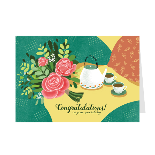 Thiệp chúc mừng Congratulations - Thiệp Greenwood 10x15cm - CG06