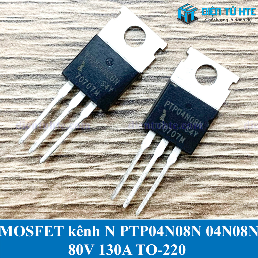 MOSFET kênh N PTP04N08N 04N08N 80V 130A TO-220