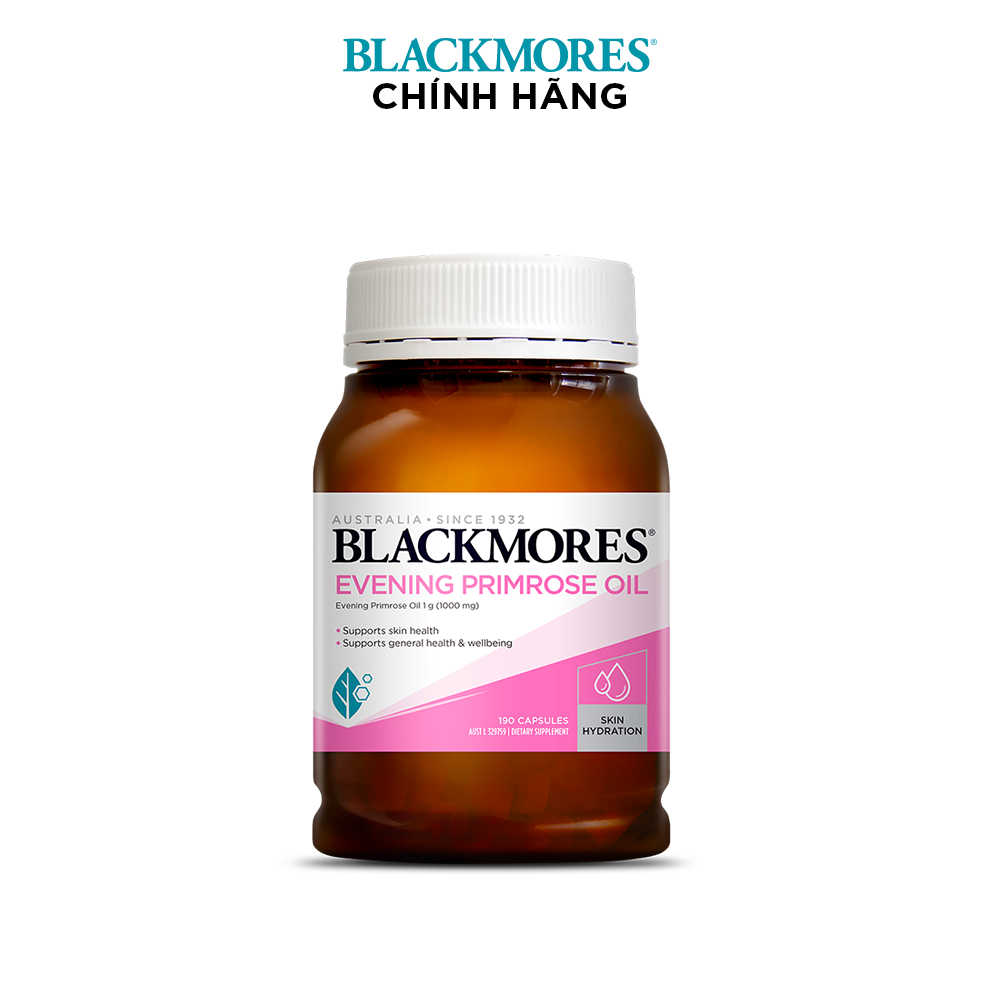 Tinh Dầu Hoa Anh Thảo Hỗ Trợ Cân Bằng Nội Tiết Tố Blackmores Evening Primrose Oil Lọ 190 Viên