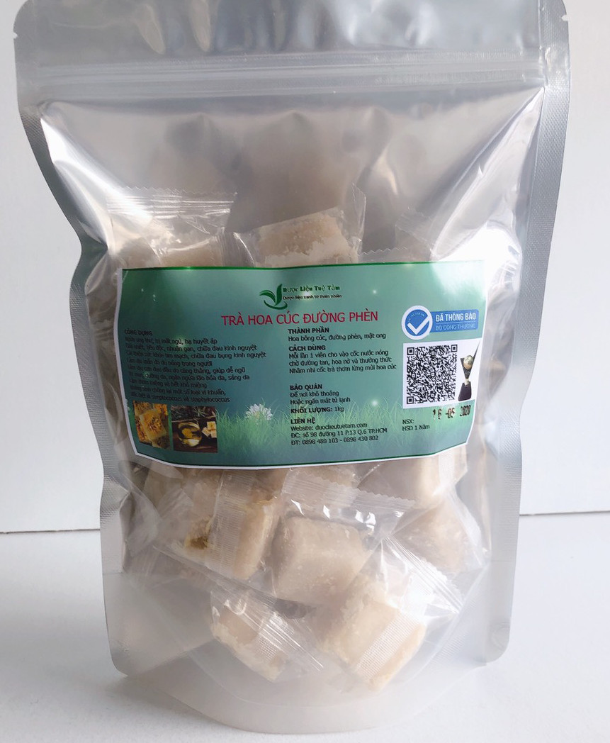 Trà hoa cúc đường phèn