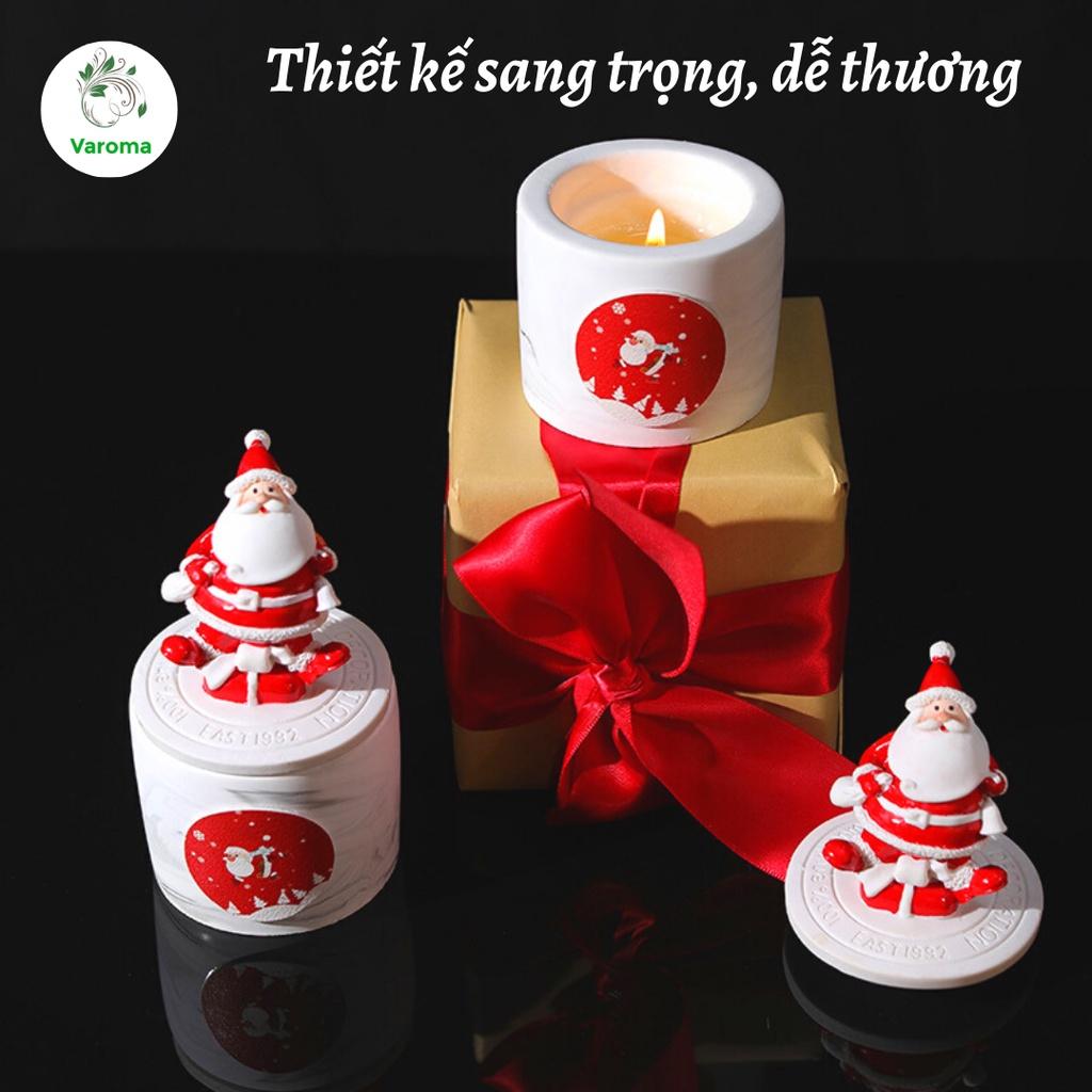 Nến Thơm Giáng Sinh Noel SANTA CLAUS Qùa Tặng Cao Cấp Phụ Kiện Làm Thơm Phòng Ngủ Khử Mùi NEN20