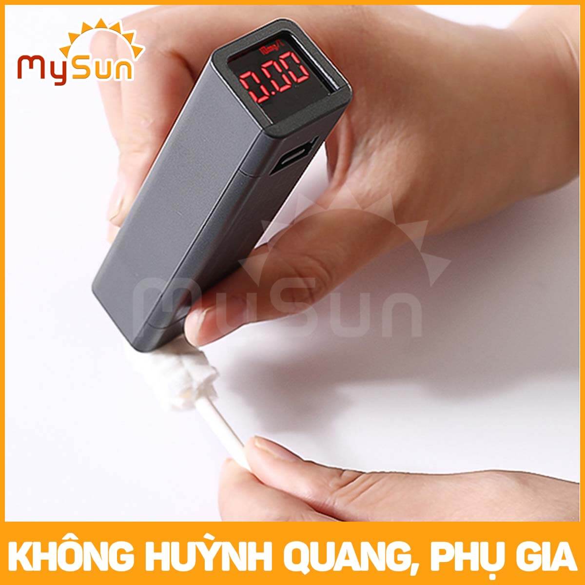 Vệ sinh rưa lưỡi răng miệng cho bé sơ sinh bằng que gạc tăm 100% bông cotton MySun