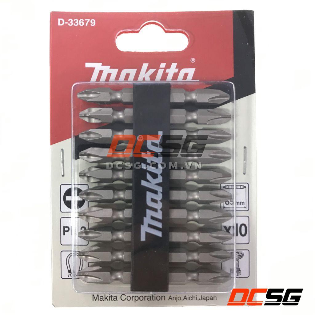 Mũi vít bake 2 đầu PH2x65mm Makita D-33679 (01 mũi) | DCSG