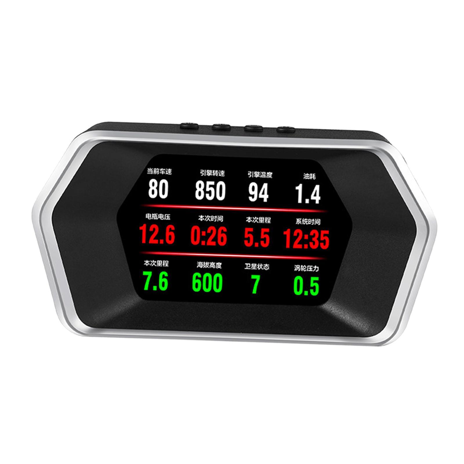 HUD Head Up Display    Speed Mileage  Display