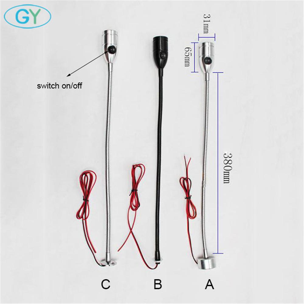 3W DC12V 24V LED CNC Máy Công Cụ Ánh Sáng Linh Hoạt L40cm Cổ Ngỗng LED Hội Thảo Đèn Làm Việc Bạc Đen Từ Đèn Công Nghiệp
