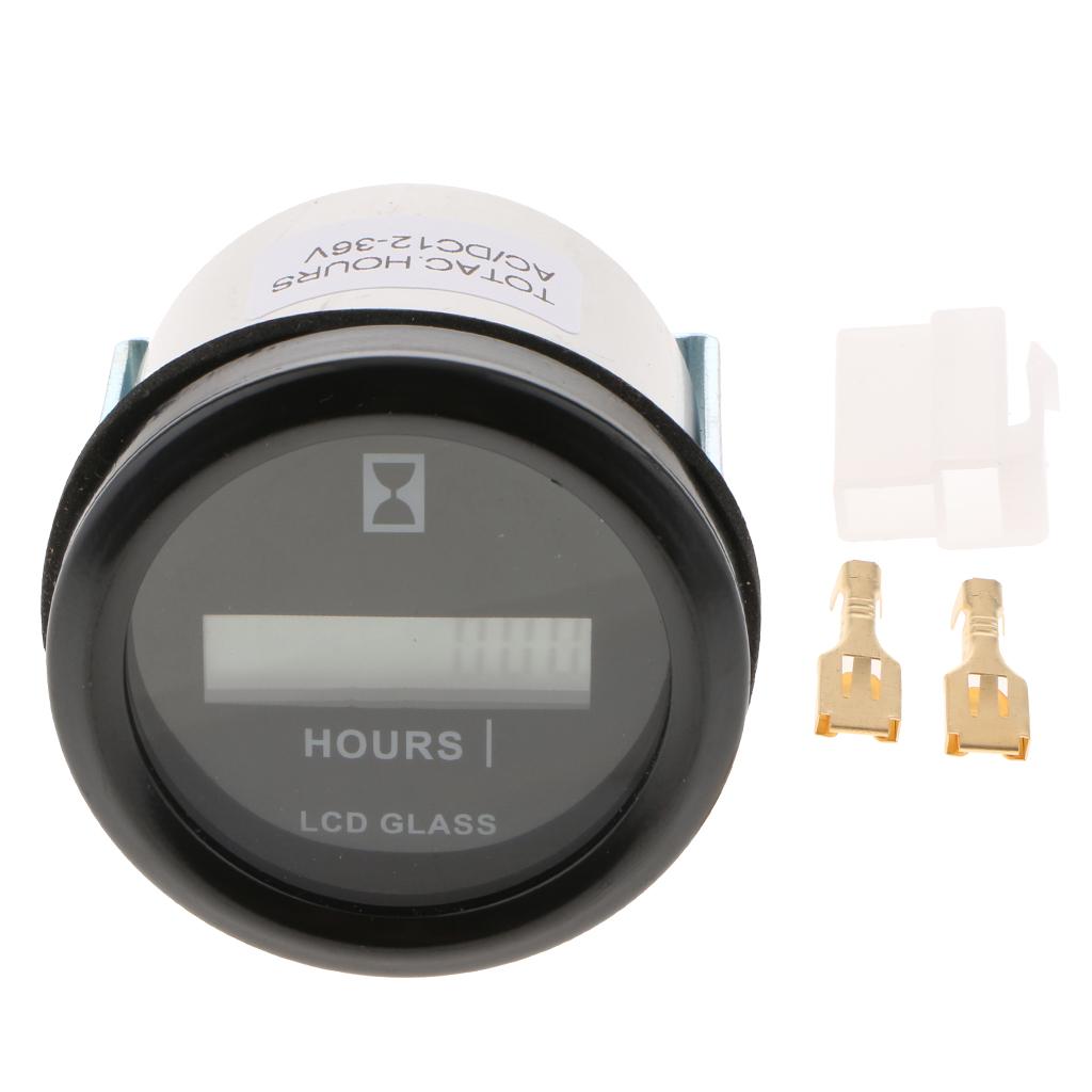 LY-748A Digital LED Battery Indicator and Hour Meter DC12-36V Meter Gauge
