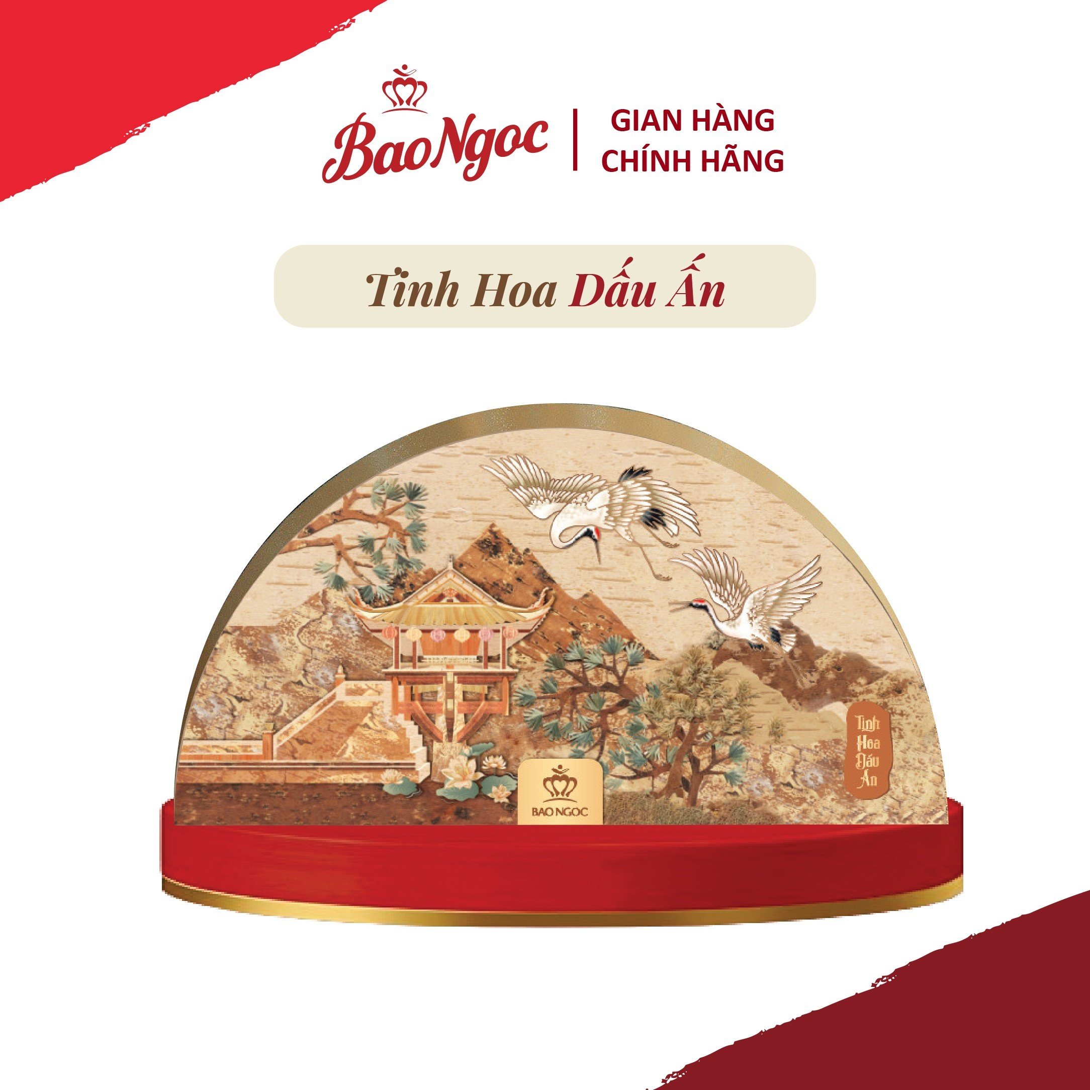 Bánh trung thu Bảo Ngọc ,set bánh &quot;Tinh Hoa Dấu Ấn &quot;hộp 5 bánh