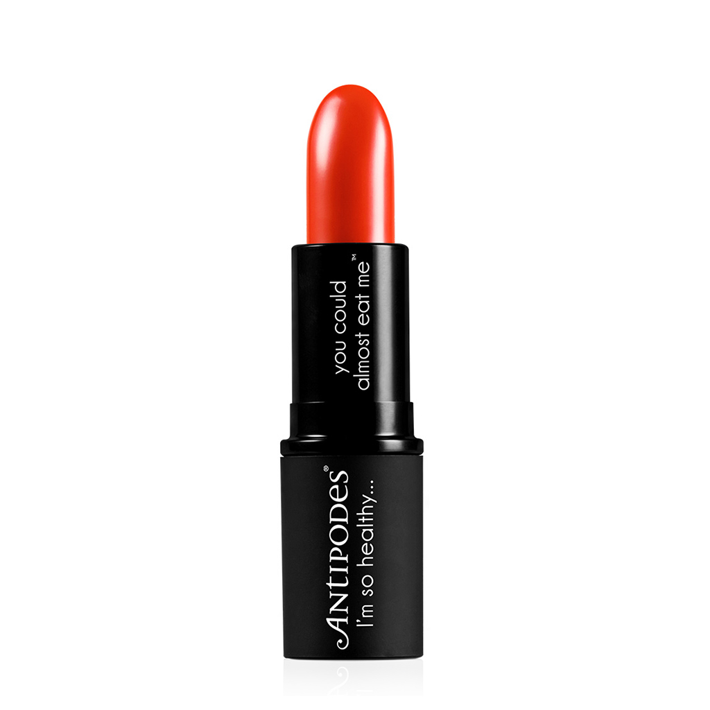 Son Môi Thiên Nhiên Màu #6 Đỏ Cam Antipodes Lipstick West Coast Sunset 336 4g