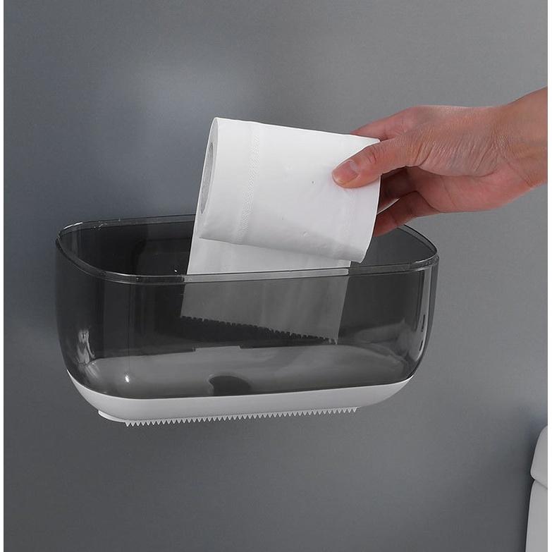Hộp Giấy Vệ Sinh Đa Năng Dán Tường, Hộp Đựng Khăn Giấy Cao Cấp
