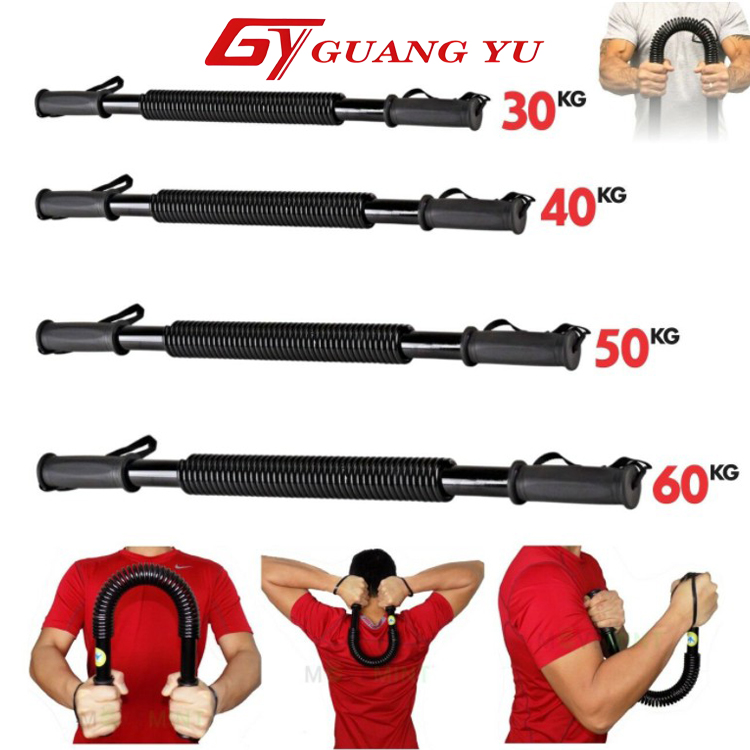 Gậy bẻ tập cơ tay lò xo đàn hồi Guang Yu lực từ 20kg đến 60kg