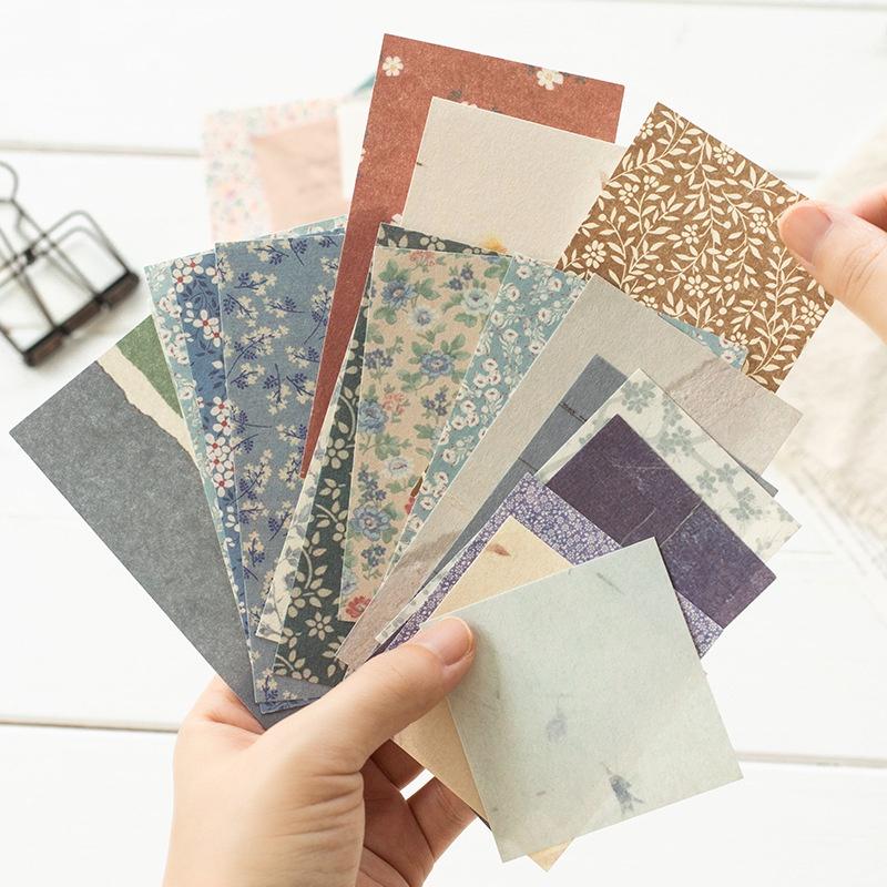 Giấy Nền - Khu Vườn 60 Tờ Giấy Decor Phong Cách Vintage Trang Trí Bullet Journals Và Các Sản Phẩm DIY