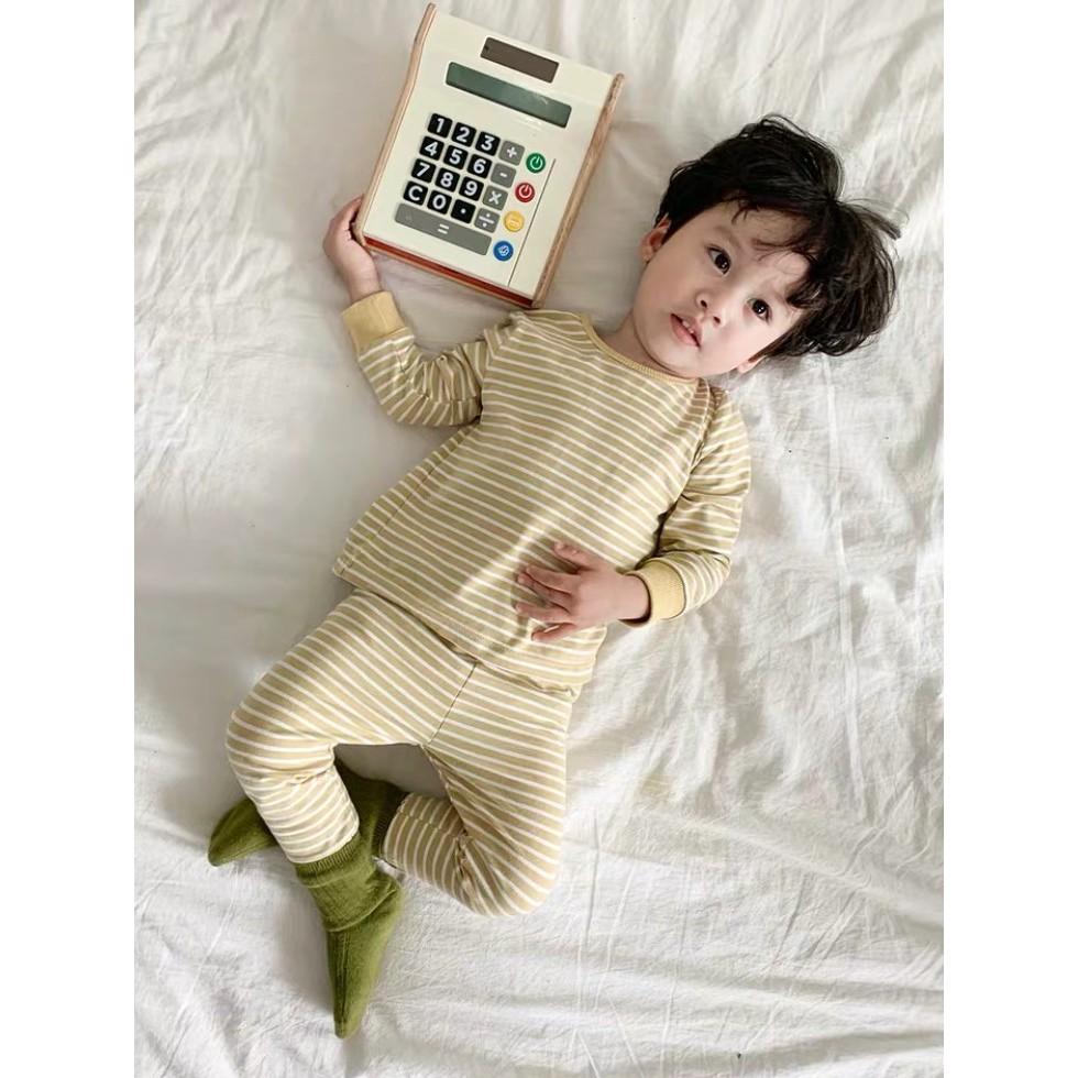 BỘ NỈ KẺ NGANG CHO BÉ YÊU MS37