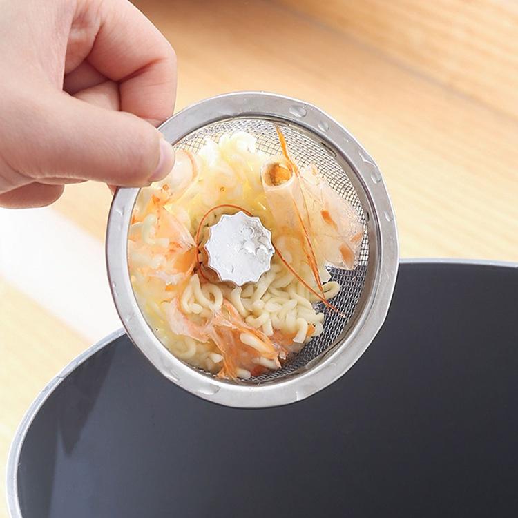 Lưới Inox Lọc Rác, Lưới Lọc Rác Bồn Rửa Chống Tắc Nghẽn Không Gỉ