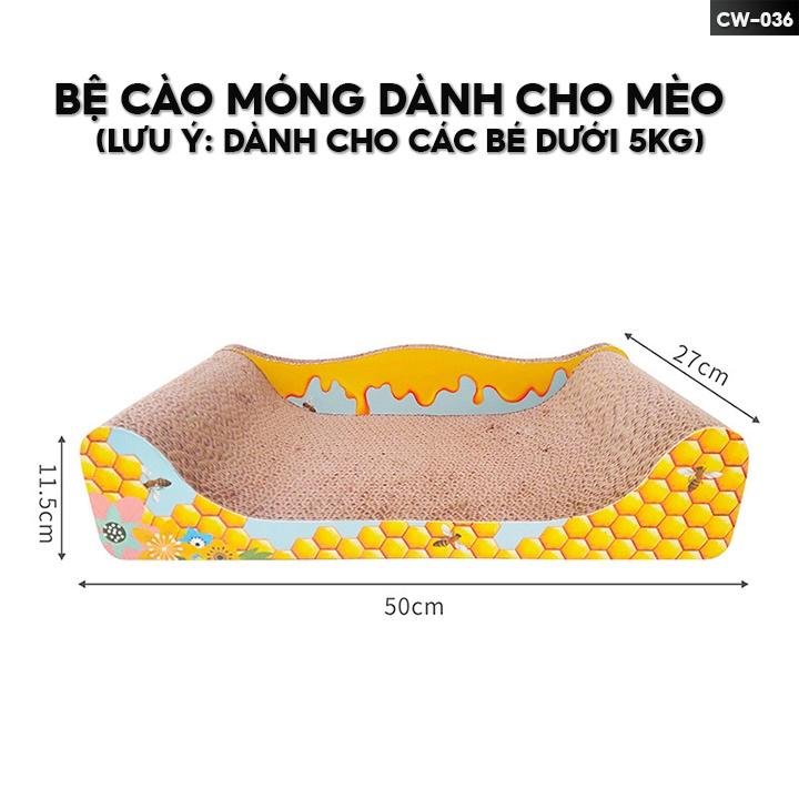 Bàn Cào Móng Size Lớn Dành Cho Mèo Cưng Tích Hợp Ổ Nằm Thư Giãn Cho Thú Cưng Nhà Bạn CW-036