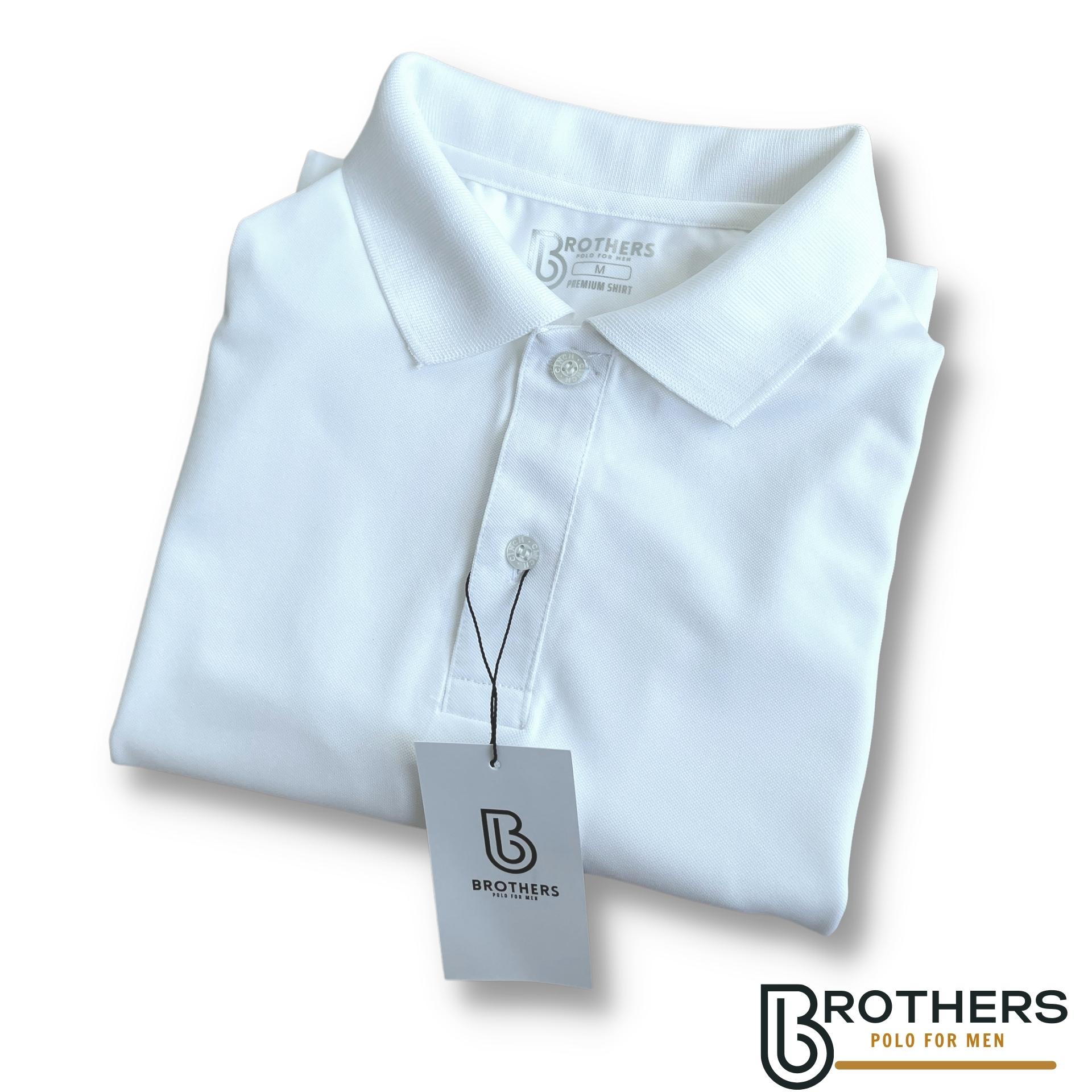 Hình ảnh Áo thun POLO nam TROLI cổ trụ bẻ, vải cá sấu cotton cao cấp, chuẩn phom, trẻ trung, thoáng mát - BROTHERS