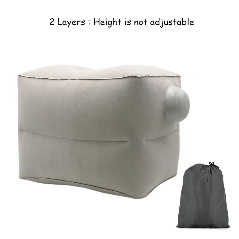 Nhựa PVC Túi Ngủ Chân Máy Bay Xe Bus Để Chân Đệm Chiều Cao Trẻ Em Chuyến Bay Chân Váy Ngủ Hỗ Trợ