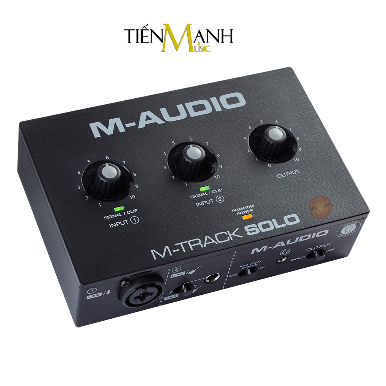 Soundcard M-audio M-Track Solo Bộ Thu Âm, Livestream MAudio MTrack Audio Sound Card M Track Hàng Chính Hãng - Kèm Móng Gẩy DreamMaker