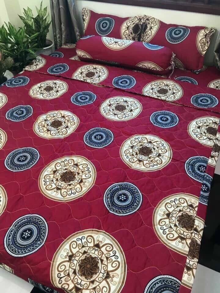 Bộ chăn ga vỏ gối 5 món 1m6x2m