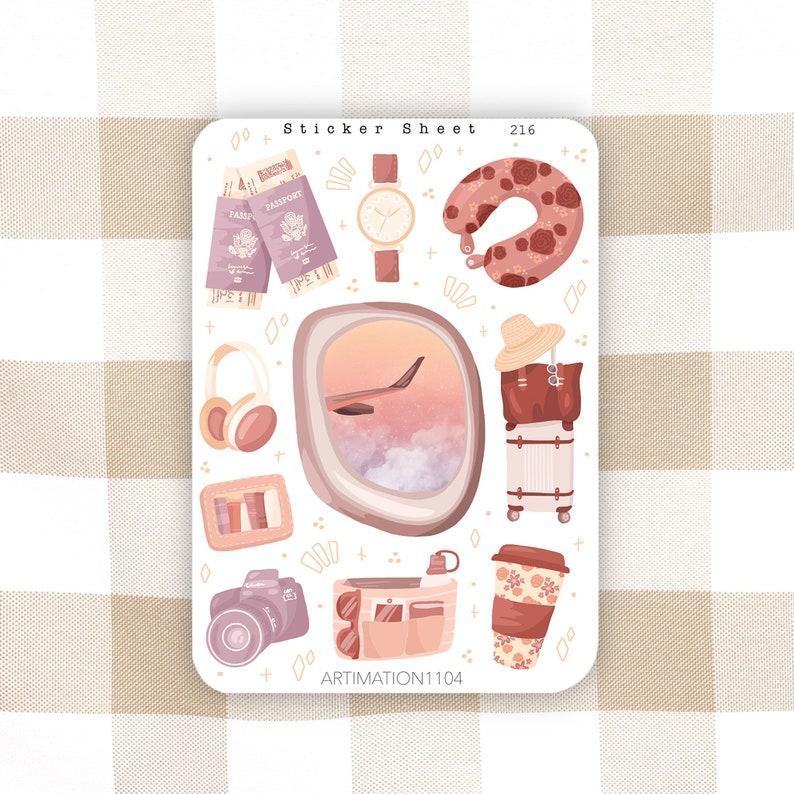 Sticker sheet - hình dán sổ, nhật kí bullet journal - stc015