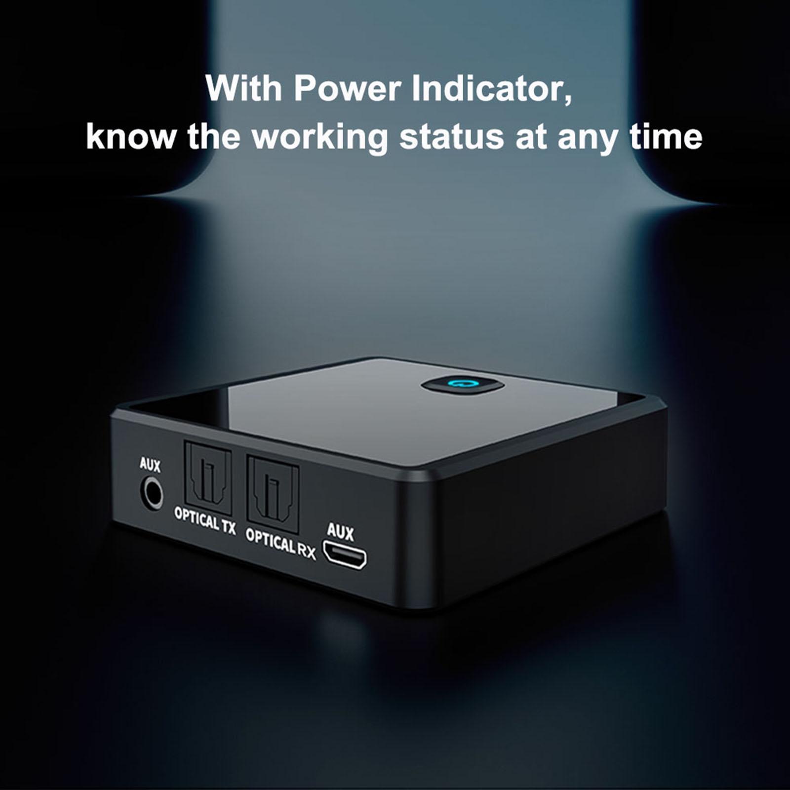 3.5mm AUX Adapter Rechargeable 5Mbps for TV Speaker Headphones