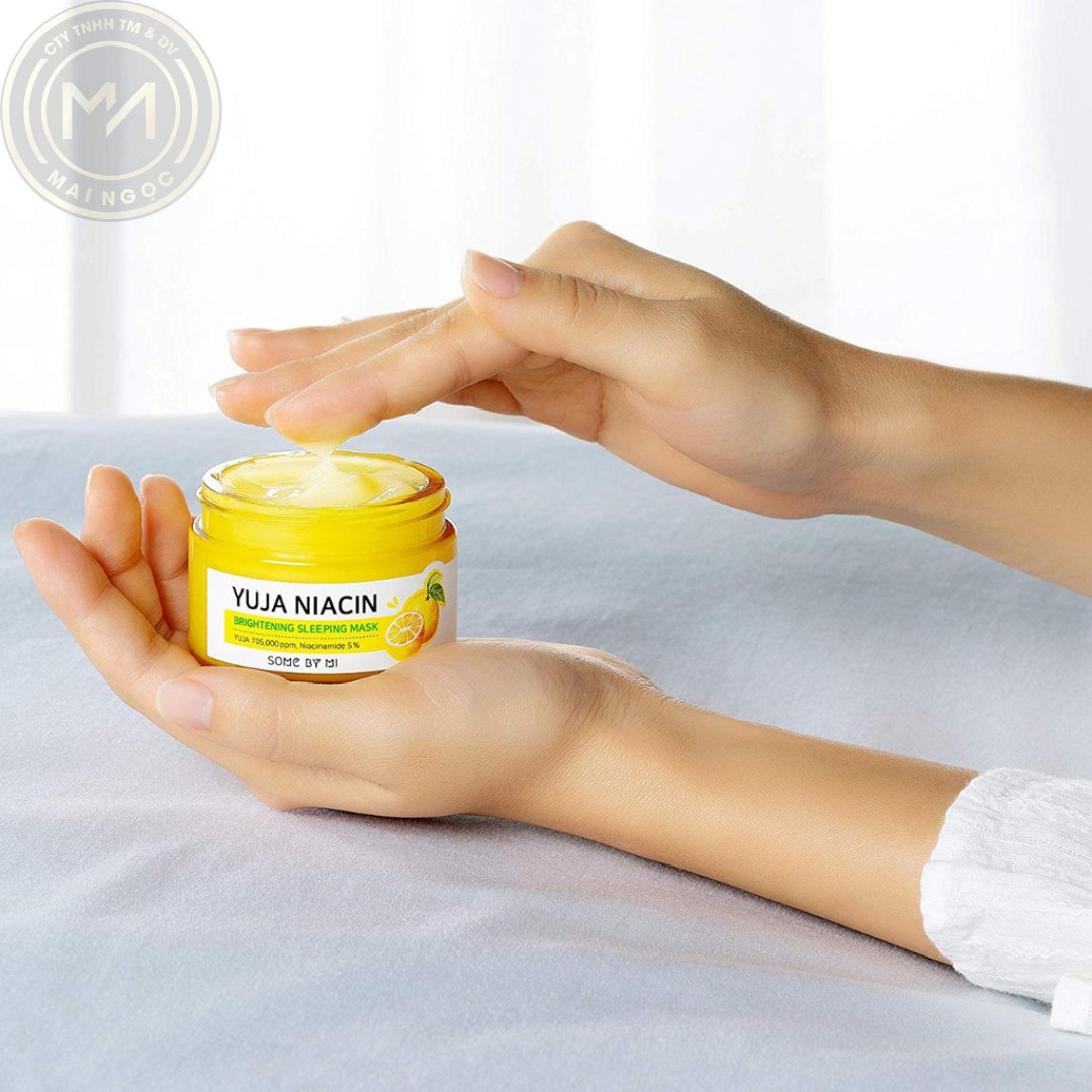 Mặt nạ ngủ cung cấp ẩm, dưỡng sáng và mờ thâm Some By Mi Yuja Niacin Brightening Sleeping Mask