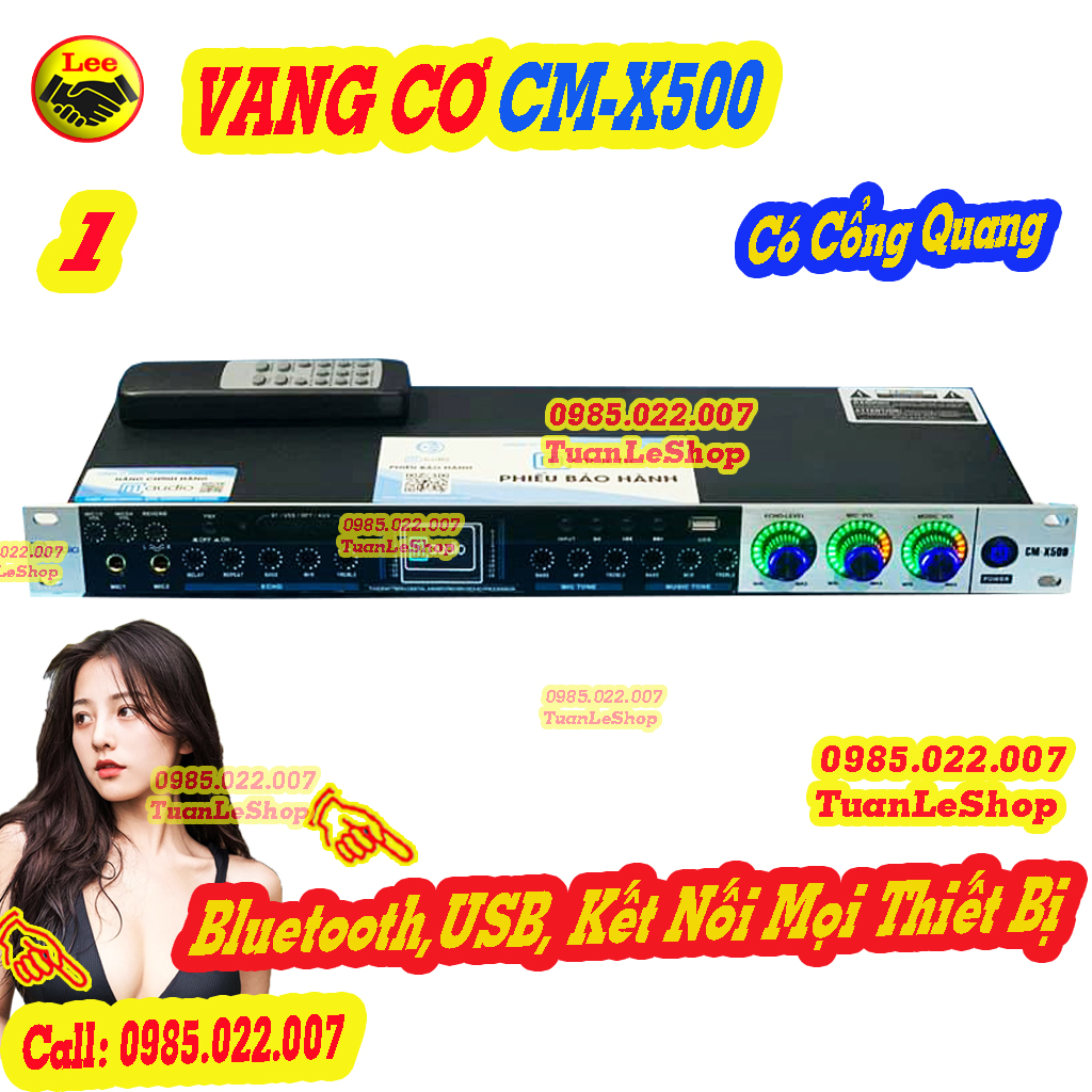 VANG KARAOKE – VANG CƠ CÓ REVER CAO CẤP CM-X500