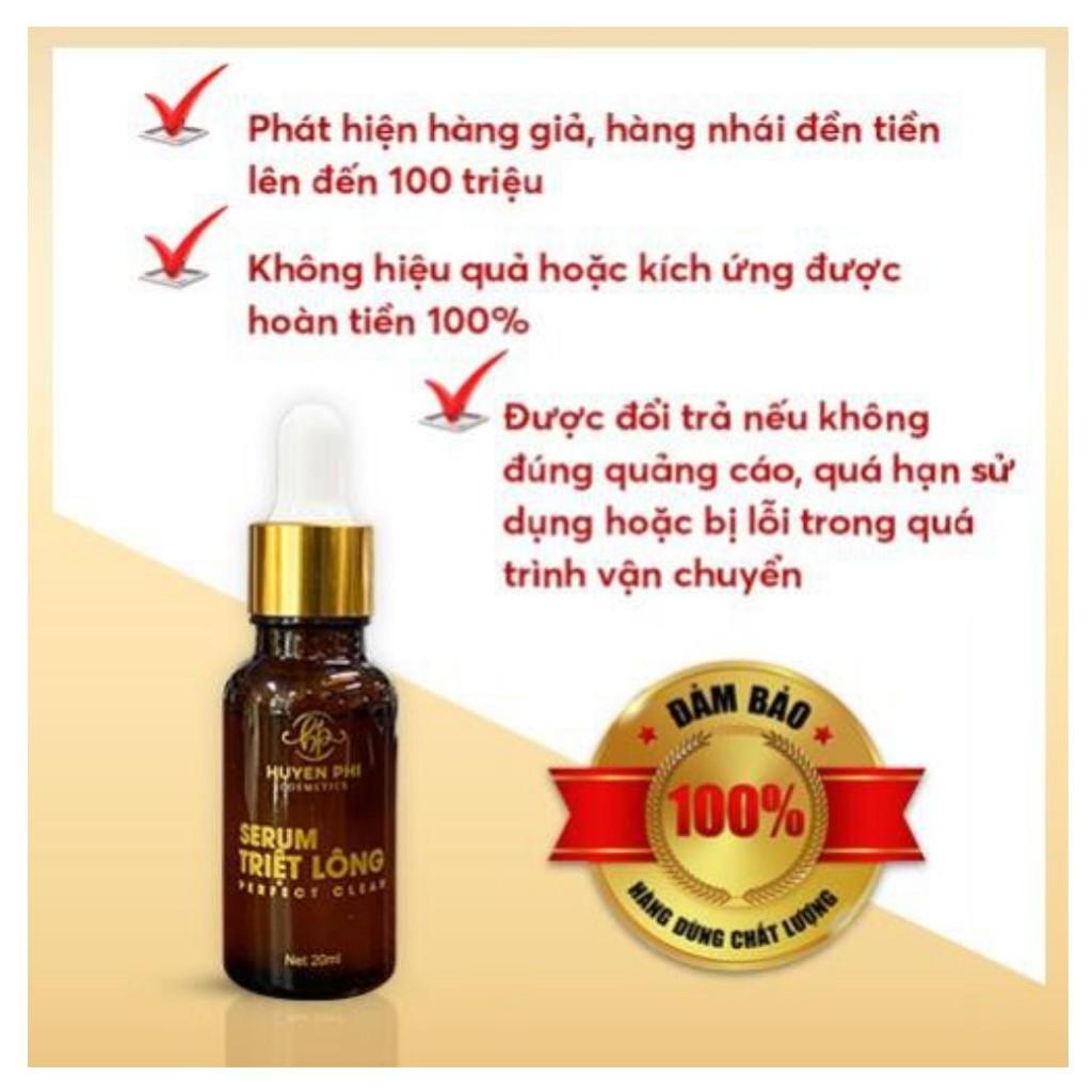 SERUM TRIỆT LÔNG VĨNH VIỄN an toàn, không đau rát, làm mềm mịn da