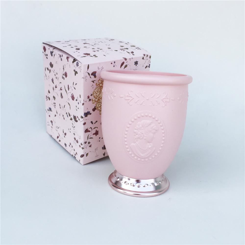Laduree Hoàng Hậu Giá Treo Bàn Chải-Trắng/Màu Hồng Sang Trọng Trang Điểm Khay Chứa