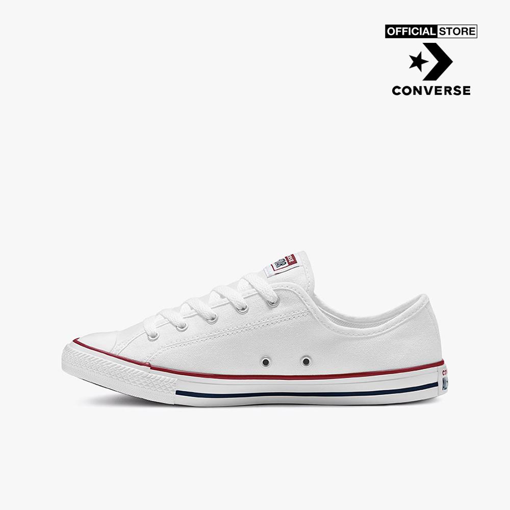CONVERSE - Giày sneakers nữ cổ thấp Chuck Taylor All Star Dainty 564981C-0000_WHITE