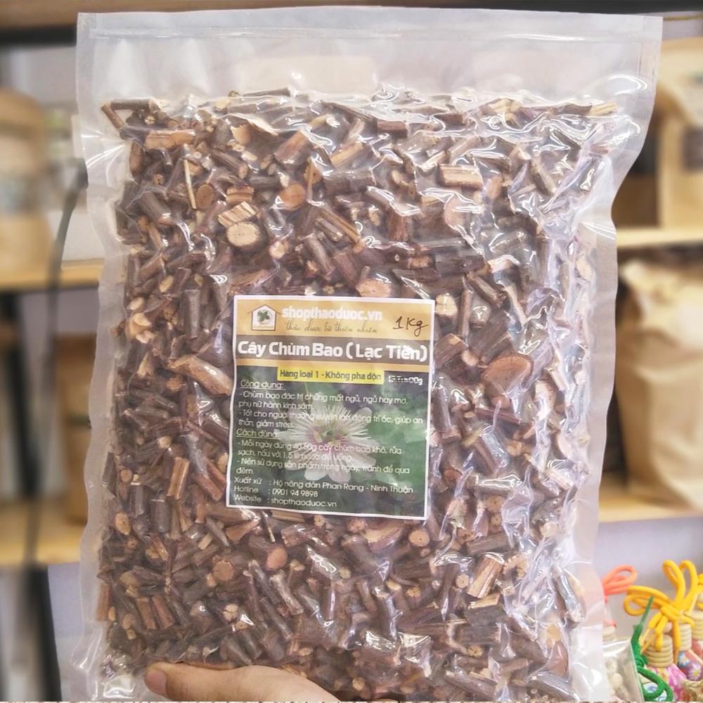 Combo 1kg cây chùm bao - lạc tiên sấy khô - thích hợp dùng cho người hay bị mất ngủ, khó ngủ