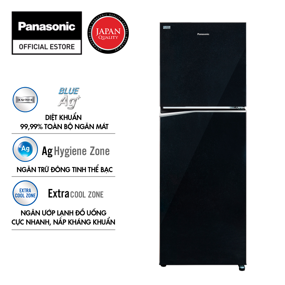 Tủ Lạnh 2 Cánh Panasonic 268L NR-TV301BPKV - Diệt vi khuẩn 99.99% - Hàng Chính Hãng - Giao Toàn Quốc