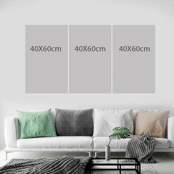 Bộ 3 Tranh Treo Tường Paris Tông Đỏ W269