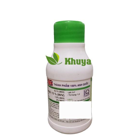 Phân bón lá Omex Leeds 100ml Chống vàng, bạc và vàng lá gân xanh
