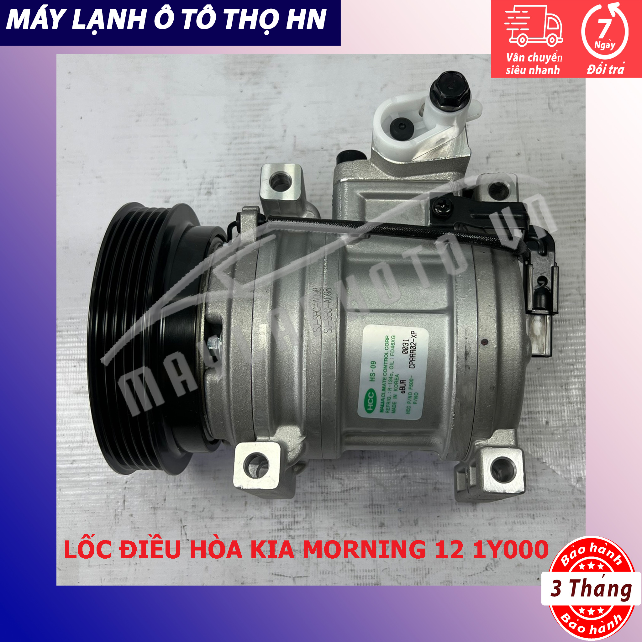 Lốc điều hòa Kia Morning 2012 2013 2014 2015 hàng Hàn Quốc 12 13 14 14 97701-1Y000
