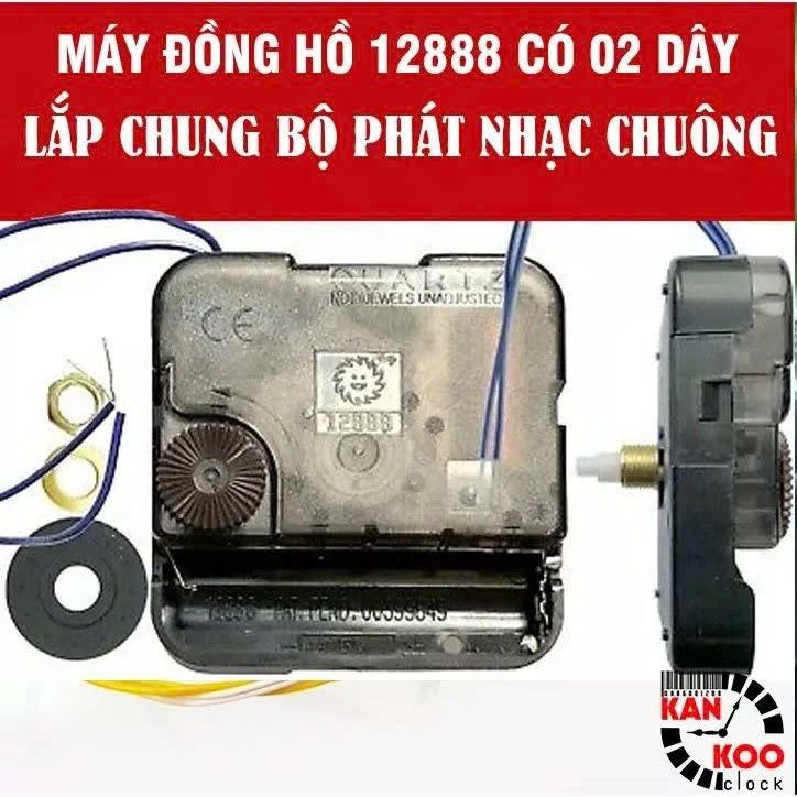 Bộ Máy Phát Nhạc Chuông Điểm Giờ Đồng Hồ Treo Tường - 3 Kiểu Nhạc, Nghỉ Đêm, Bảo Hành 24T