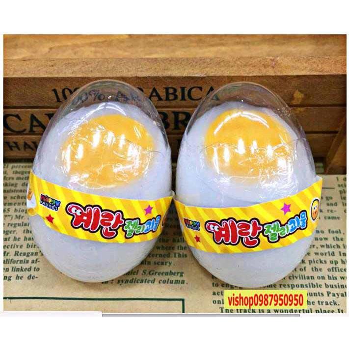 Đồ chơi GUDETAMA SLIME hình quả trứng gà trắng cực ngộ nghĩnh có lòng đỏ mochi