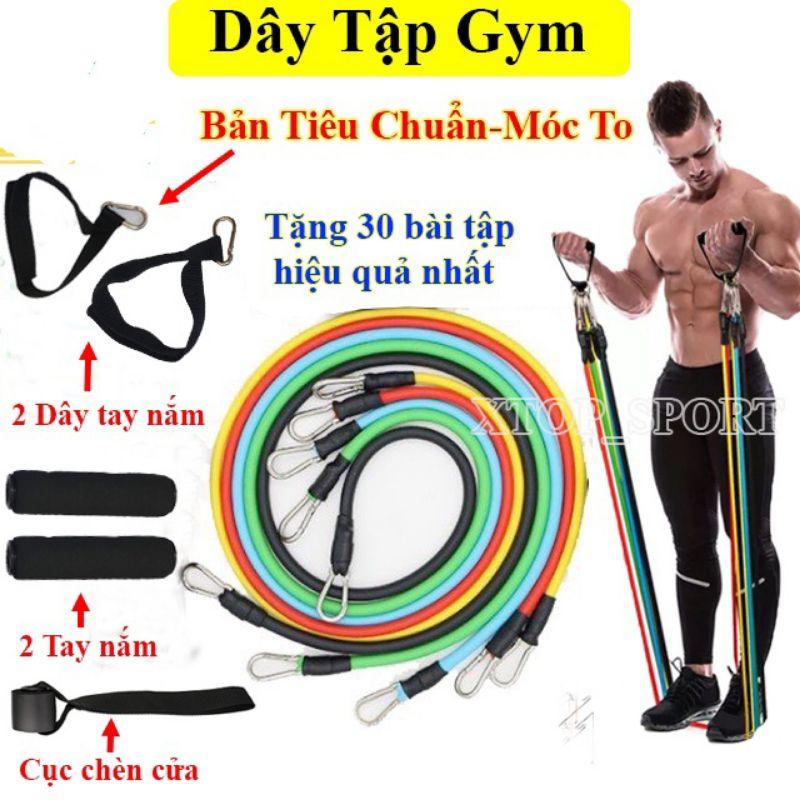 Bộ dây ngũ sắc tập gym tại nhà hàng loại 1 chắc chắn