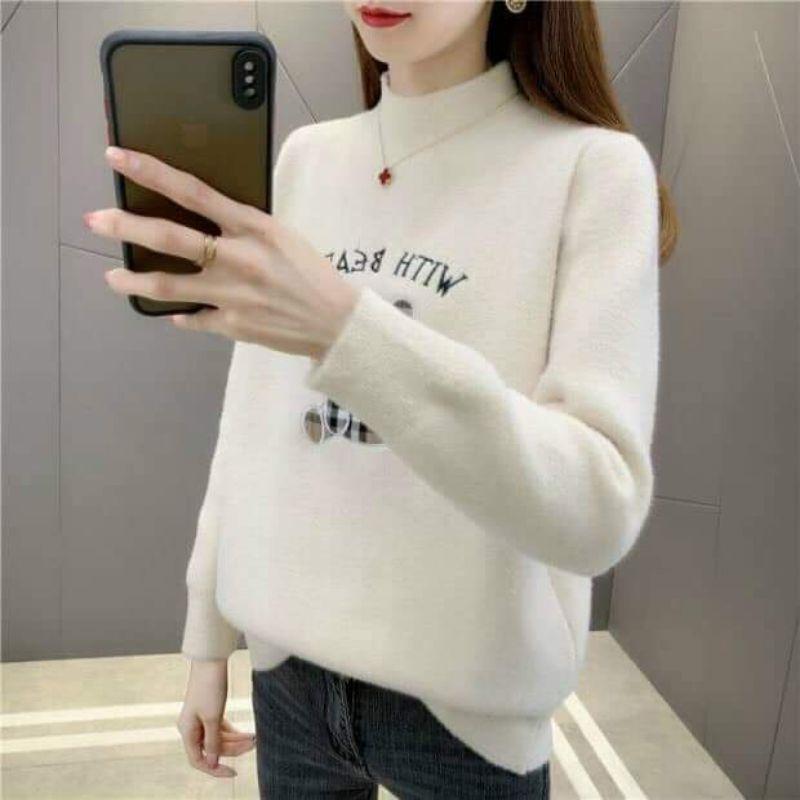 HÀNG NHẬP - ÁO LEN HT GẤU THÊU