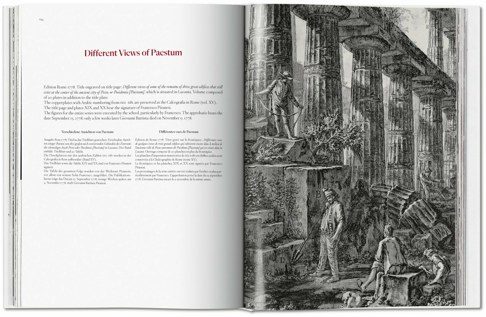 Artbook - Sách Tiếng Anh - Piranesi. The Complete Etchings