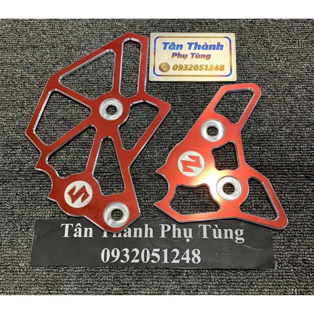 Nẹp sườn, che pen nhôm CNC dành cho Raider FI - Satria