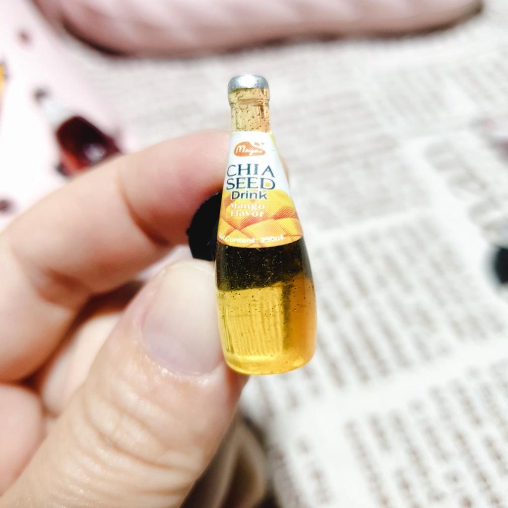 Nút gắn hkdesign/ phụ kiện trang trí mô hình chai nước chia.seed gắn dép quai ngang
