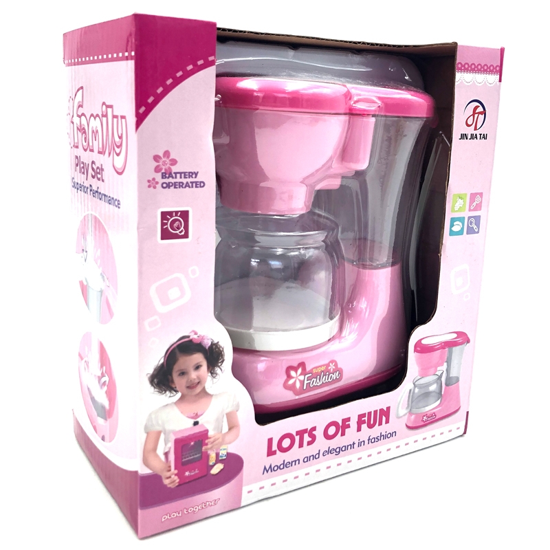 Đồ Chơi Máy Pha Cà Phê Màu Hồng - 2923-Girl Toys