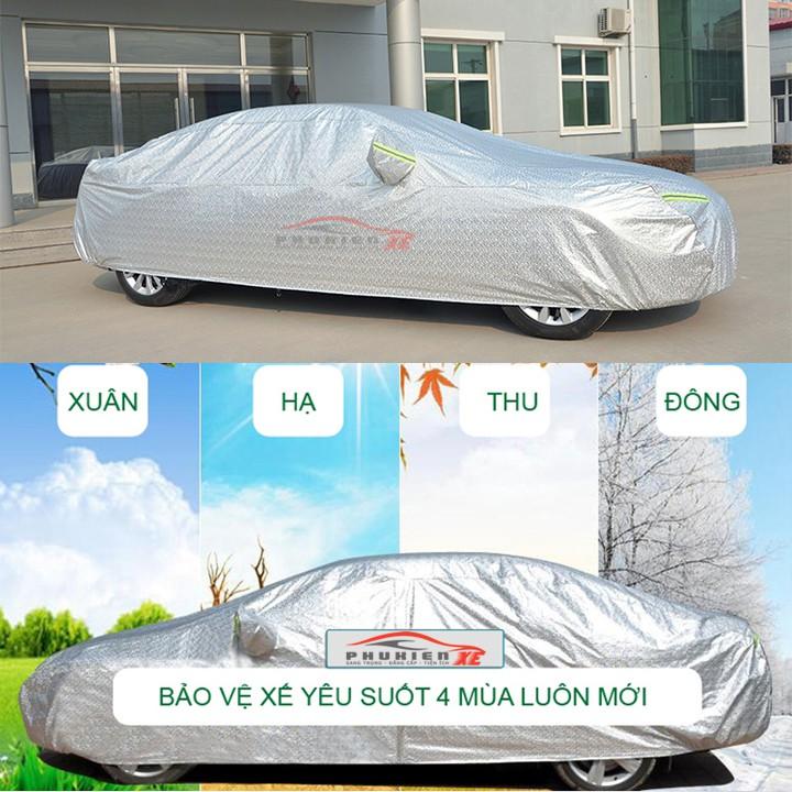 Bạt Phủ Ô Tô HYUNDAI Grand i10 Sedan Cao Cấp 3 Lớp Chống Nắng Nóng Chống Nước Chống xước
